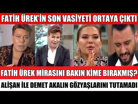 FAMOUS ARTIST FATIH ÜREK'S LAST WISH BEFORE HIS DEATH HAS BEEN REVEALED, CAUSING TEARS TO FLOW. A...