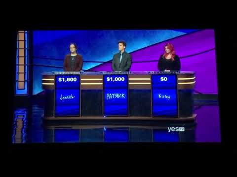 Jeopardy, Jennifer Quail Day 9 - 1st Daily Double (12/16/19)