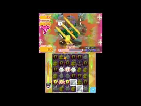 Pokemon Shuffle - Main Stage 290 Rayquaza - ITEMLESS S Rank - How to properly use Sliggoo
