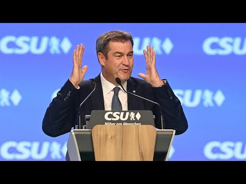 CSU-Chef Söder fordert "Kämpfen und Rackern" für den Wahlsieg | AFP