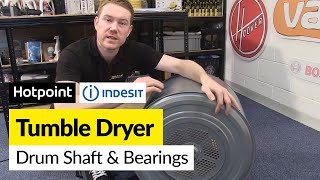 How to Replace "New Style" Drum Shaft and Bearings - Hotpoint or Indesit Tumble Dryer