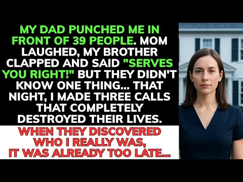 Dad Punched Me — And My Mom And Brother Laughed… That Night, I Made 3 Calls And Ended Everything.