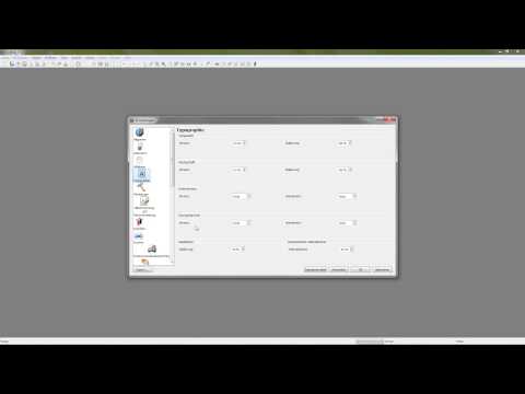 Scribus 1.4.5 -  Allgemeine Einstellungen