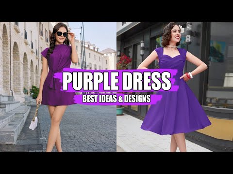 Outfit Ideas with a Purple Dress That Will Wow Everyone