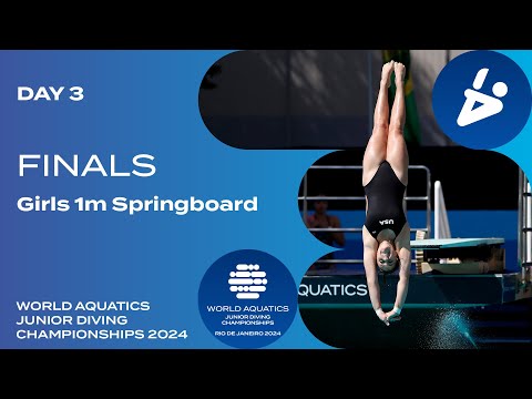 Girls 1m Springboard Finals | Day 3 Highlights | World Aquatics Junior 2024