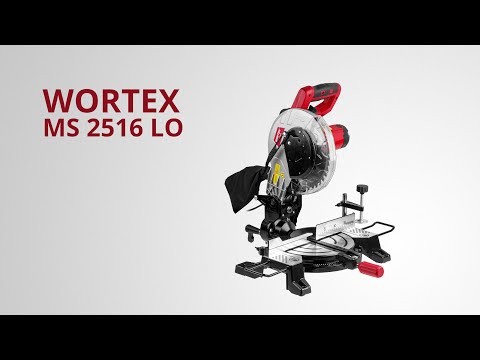 фото торцовочная пила wortex ms 2516 lo в кор. 1500 вт, 255 мм, глуб. до 80 мм, лазер (1329367-у) 0