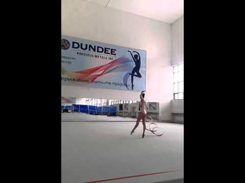 Yoana Nikolova  Ribbon Part 1 Test Competition 23.04.2014