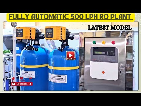500 Lph Fully Automatic Ro Plant