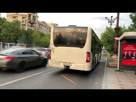 (Blown exhaust) Mercedes Citaro 4827(104) parasind statia "Bd. I. C. Bratianu"