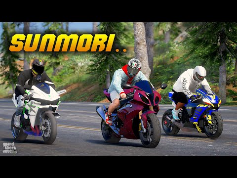 Konvoi Pakai Moge Mahal Kayak Motovlog !! GTA 5 Mod Indonesia
