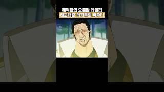 해군대장 키자루와 싸우는 해적왕의 오른팔 레일리👈봐줘