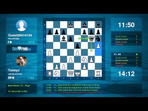 Chess Game Analysis: ToneyJ - Guest28414134 : 1-0 (By ChessFriends.com)