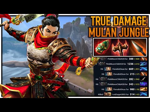 Mulan Jungle But I Build Full Penetration & Do True Damage!