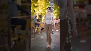 beautiful girl street fashion tiktok #chinesefashion #mejoresstreetfashion #shorts