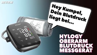 Der HYLOGY Blutdruckmesser spricht mit DIR - TEST REVIEW Oberarm Blutdruck Messgerät