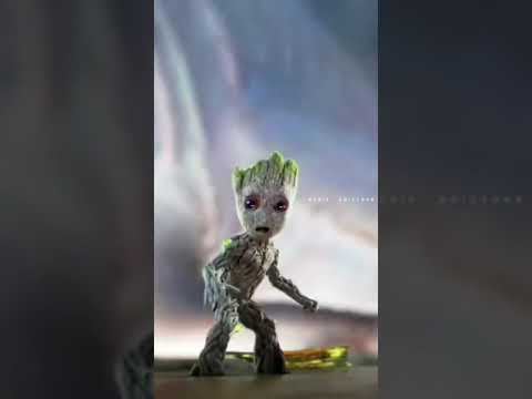 Baby Groot on angry moments 🥺