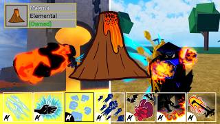 INSANE Magma Combos with Every Melee! Blox fruits
