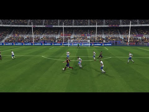 FIFA 14 | FC Barcelona vs Real Zaragoza | When Gareth Bale Shoots With Fine Swing!
