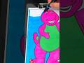 Coloring Barney Coloring Art Barney