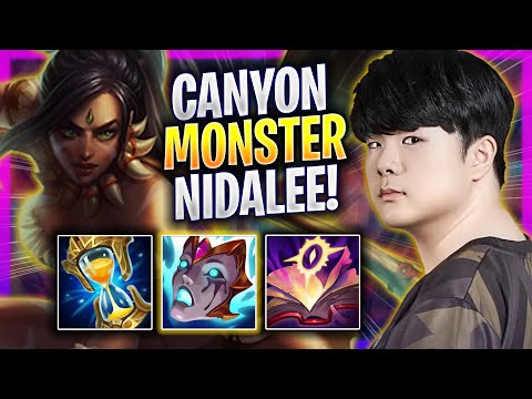 CANYON IS A MONSTER WITH NIDALEE! - GEN Canyon Plays Nidalee JUNGLE vs Lee Sin! | Season 2024