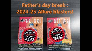 Father's day break : 2024-25 Allure blaster - Celebrini hunting!