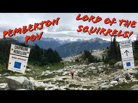 SEVEN KILOMETRES OF WHISTLER DOWNHILL! LORD OF THE SQUIRRELS AND CHIPMUNK REBELLION