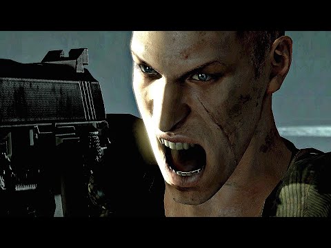 Resident Evil 6 - Jake Finds Out Chris Killed His Father Wesker (4K 60FPS)