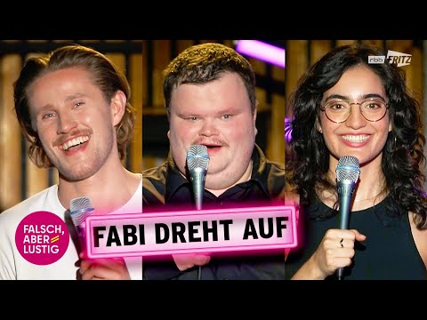 Fabian Rashagai im Modus | falsch, aber lustig | Yorick Thiede, Ana Lucia, Moritz Neumeier