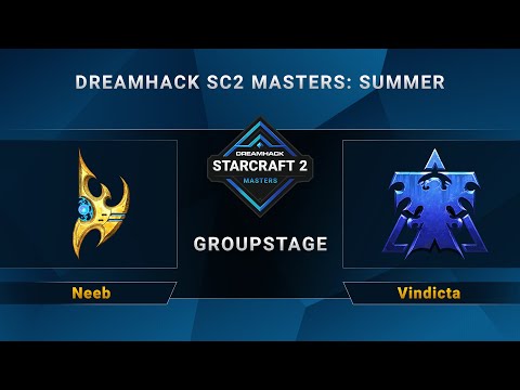 SC2 - Neeb vs. Vindicta - DreamHack SC2 Masters Summer - Group B - NA