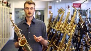 Video thumbnail for Yanagisawa AWO1 Alto Saxophone by SAX