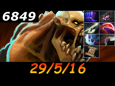 Dota 2 Lifestealer 6849 MMR 29/5/16 (Kills/Deaths/Assists) Ranked Full Gameplay