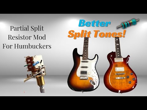 Partial Split Resistor Mod For Humbuckers