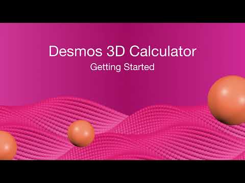 Intro to Desmos 3D Calculator