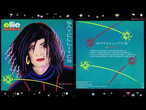 ELLIE WARREN 🛰️'SATELLITES' 1985 (X4 Mixes) Hi⚡NRG 12'' Eurobeat Disco Electronic Synth Pop Rock 80s