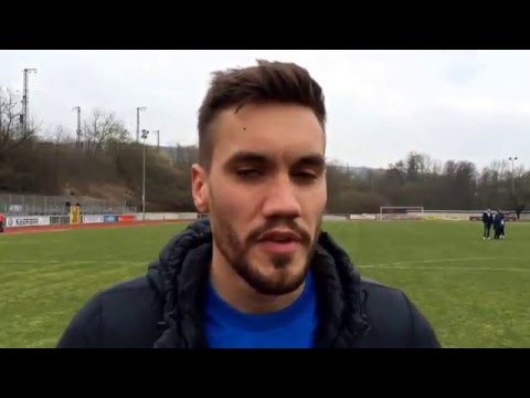SpVgg. Neckarelz - Eintracht Trier 1:1 - Daniel Hammel (Eintracht) im Interview