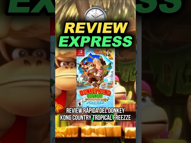 Vídeo relacionado con Nintendo Switch rojo/azul neón 32 GB Pack + Super Mario Odyssey + Donkey Kong: Tropical Freeze