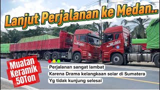 Download lagu Muatan keramik 50Ton tujuan Medan part#2❗️#drivingview #trucking #eurotrucksimulator2 #sibasurya  mp3