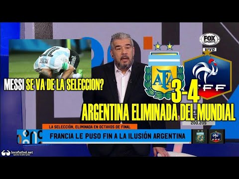 90 MINUTOS DE FUTBOL | 30 DE JUNIO 2018 | ARGENTINA ELIMINADA DE LA COPA MUNDIAL POR FRANCIA