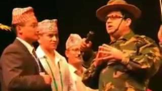 Latest Nepali Comedy-Prachanda   Gyanendra By Manoj Gajurel..flv