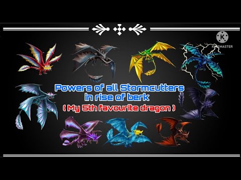 Powers of all the Stormcutter Dragons in Rise of berk  #howtotrainyourdragon #riseofberk #dragons