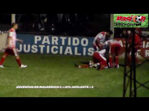 GOLES JUVENTUD DE MALABRIGO VS ATL ADELANTE 11 ª CLAUSURA 2017