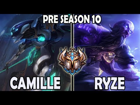Camille vs Ryze TOP [ SKT T1 Roach ] Lol Challenger Korea
