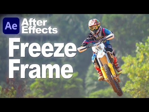 How To Freeze Frame Video in After Effects