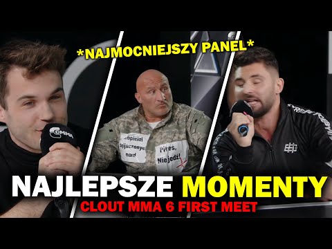 NAJMAN, CIOS, FILIPEK - MOCNY PANEL | NAJLEPSZE MOMENTY - CLOUT MMA 6 FIRST MEET