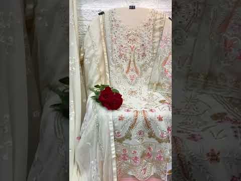 Ramsha R-562 Faux Georgette Wholesale Pakistani Salwar Suit – product video thumbnail