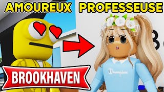 ODA TOMBE AMOUREUX DE LA PROFESSEUSE ! BROOKHAVEN RP ROBLOX