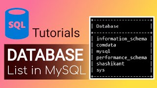 How to Get a List of All User Databases in MySQL