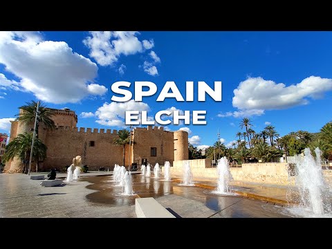 4K Elche Spain 🇪🇸 - January Walk 2023 | Costa Blanca 2023