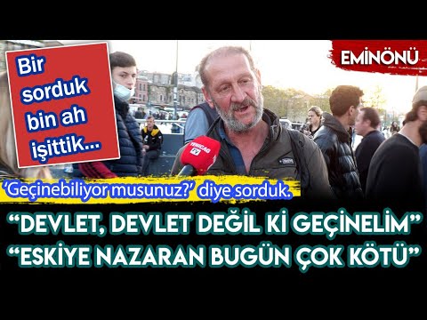 We asked, "Can you get by?" "The state is not the state that we should get by with."