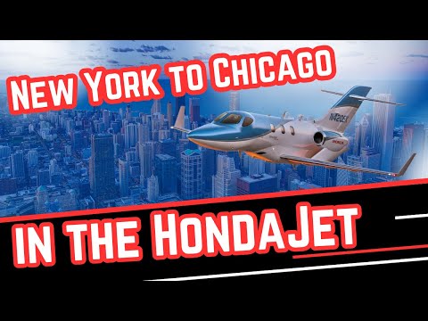 New York to Chicago in the HondaJet